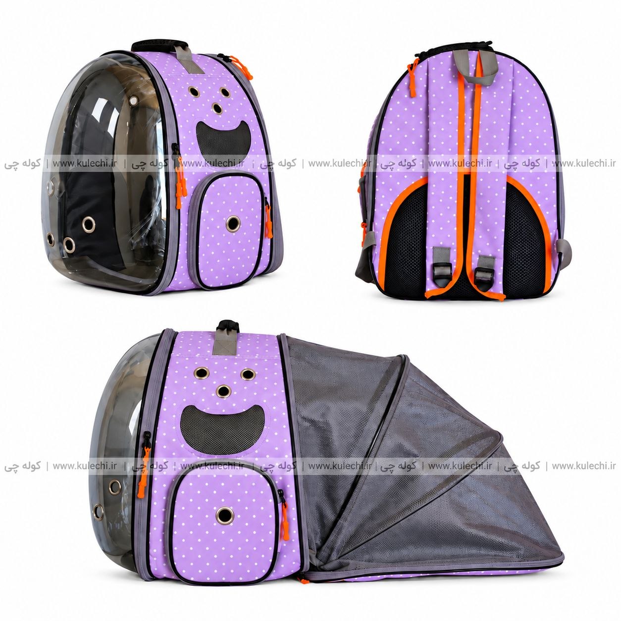 کوله پشتی حمل سگ گربه پارکدار (BT pet) مدل B90